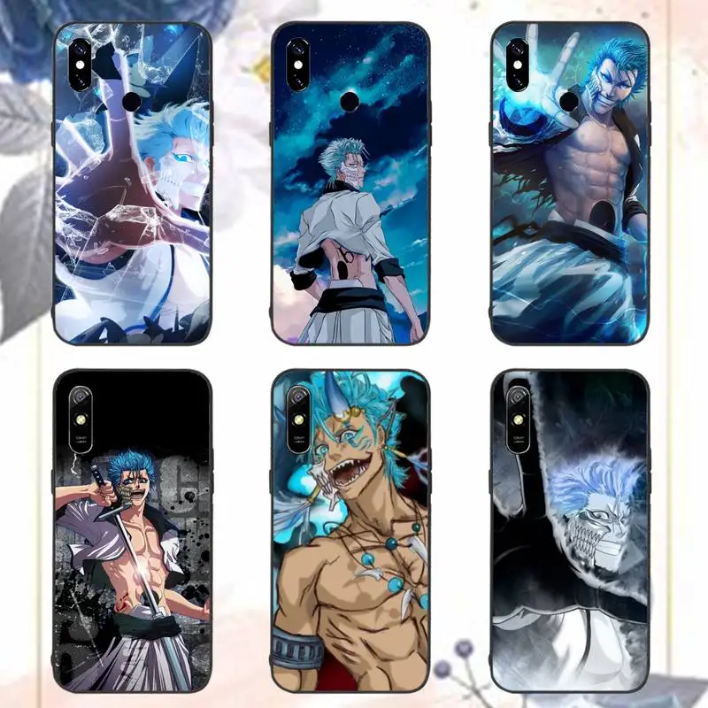 

Grimmjow Jaegerjaquez Bleach Phone Case For Xiaomi Redmi note 7 8 9 11 i t s 10 A poco f3 x3 pro lite funda shell coque cover