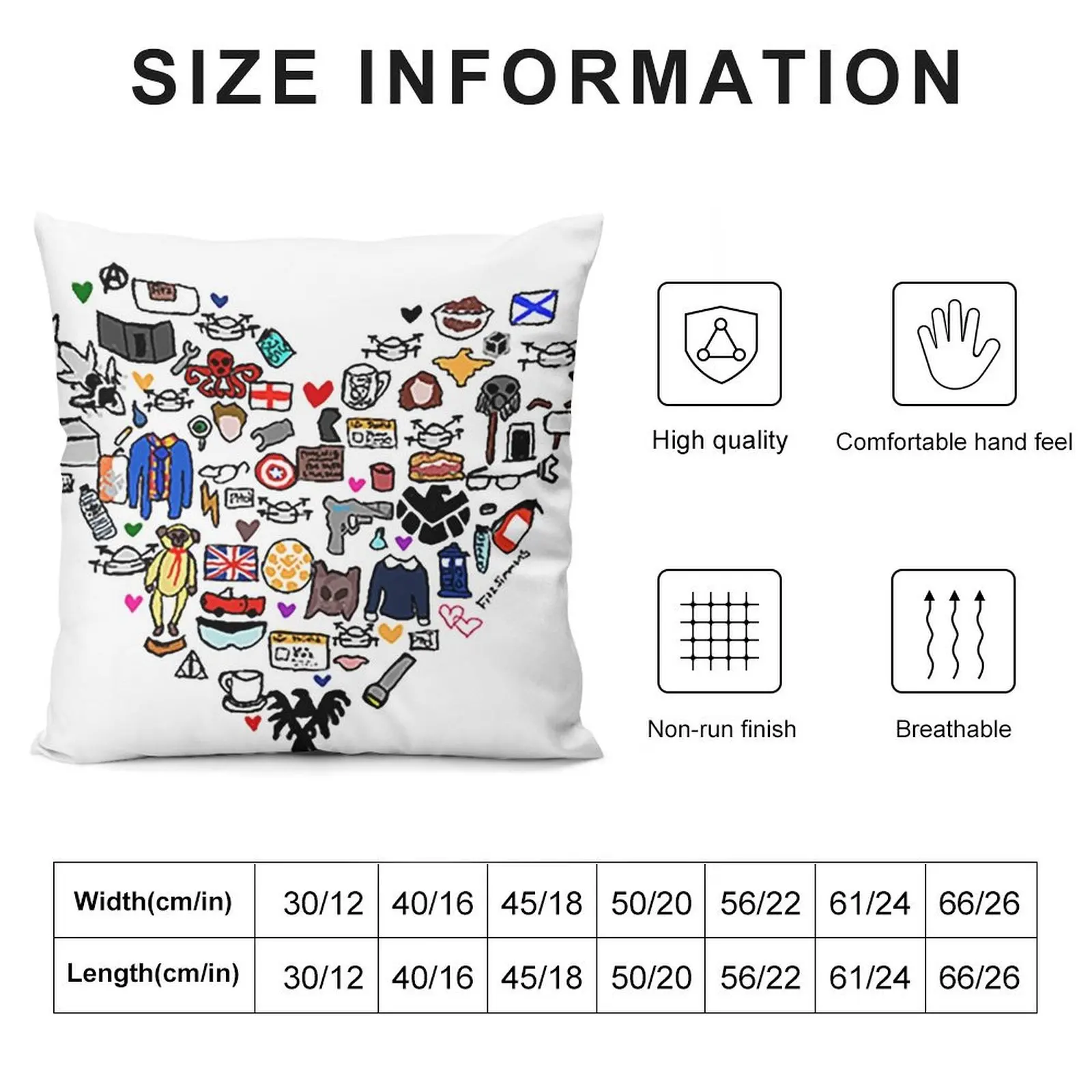 Декоративная подушка в форме сердца фитзсиммонс рождественские украшения для