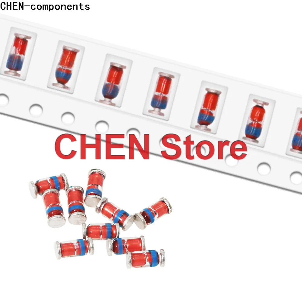 50 шт. 1 Вт LL41 SMD Диод Зенера 3 в 3V3 3V6 3V9 4V3 4V7 5V1 5V6 6V2 6V8 7V5 8V2 ZM4727/28/29/30/31/32/33/34/35/36 ZM4737 ZM4738 |