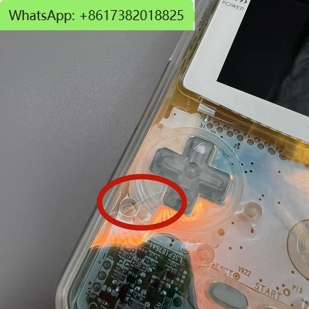 Новый комплект для замены корпуса Gameboy LIGHT GBL корпус со стеклянными зеркальными