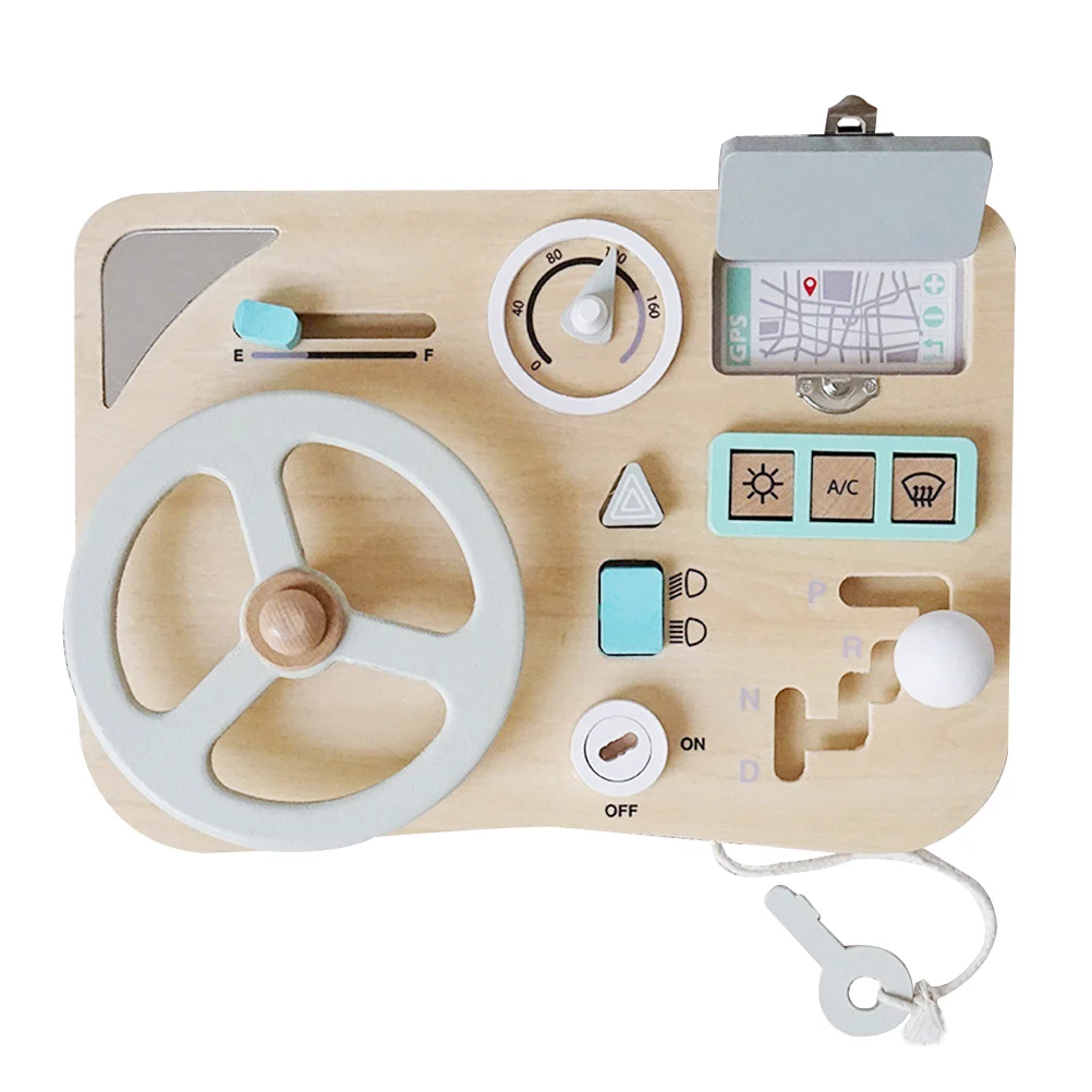 

Игрушки для вождения, симуляция рулевого колеса, обучающая игрушка, обучающая машинка, детская деревянная игрушка