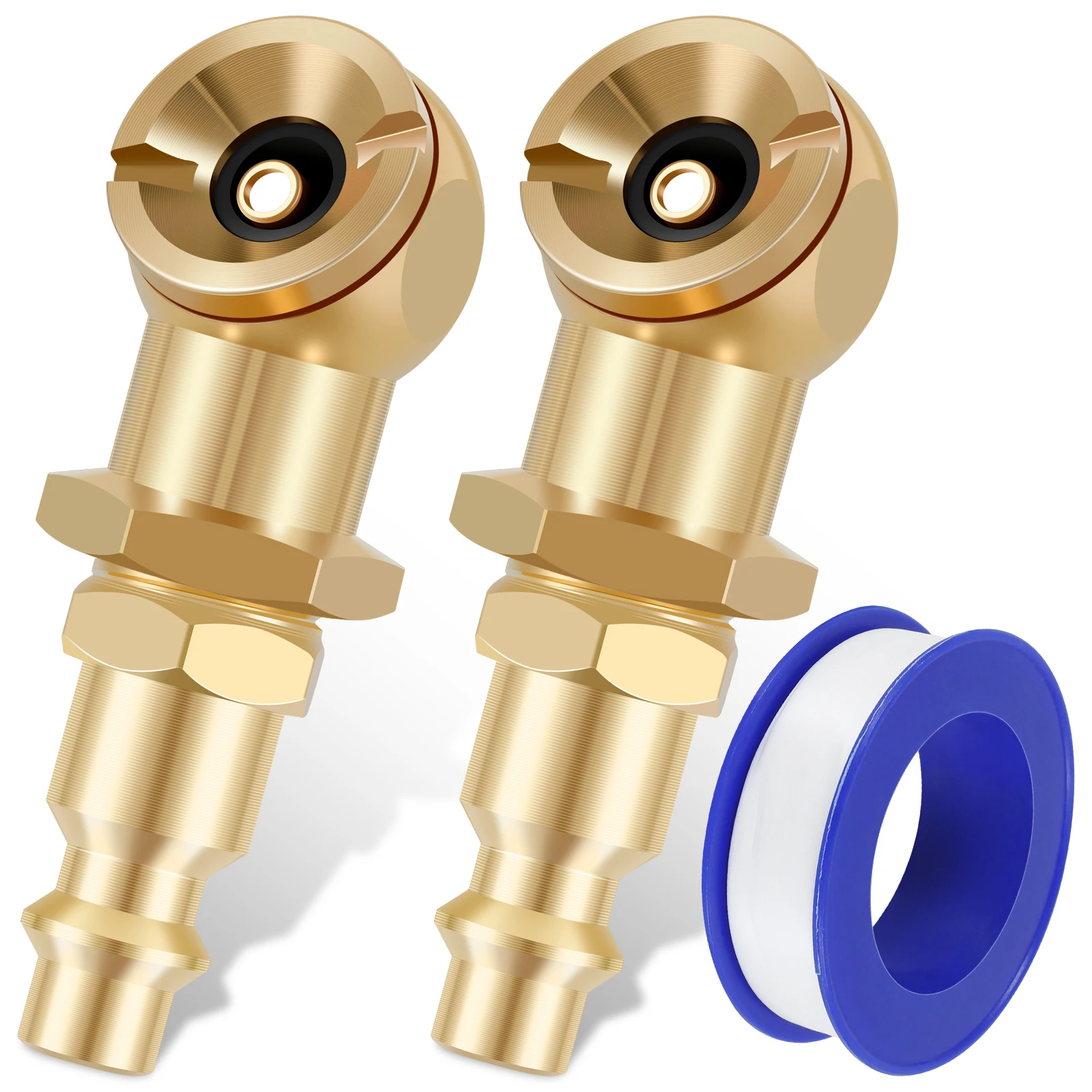 2 шт. патрон воздушный латунный с закрытым шариком фунтов на квадратный дюйм