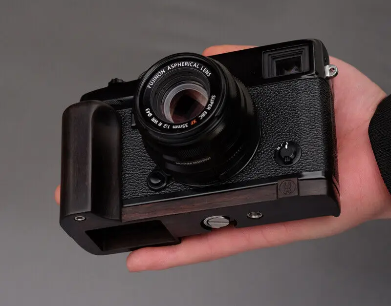 

Handmade Wooden Wood Ebony and walnut Hand Grip for Fujifilm Fuji X-PRO3 Xpro3