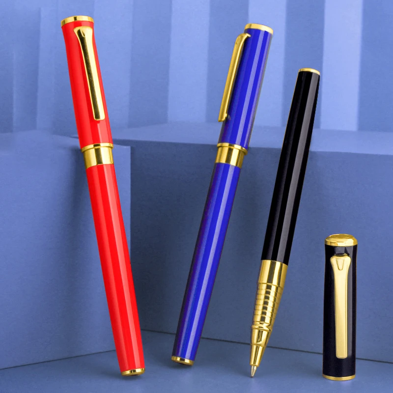 

Classic Design High Quality Full Metal Brand Roller Ballpoint Pen Business Men Signature Pen Buy 2 Send Gift