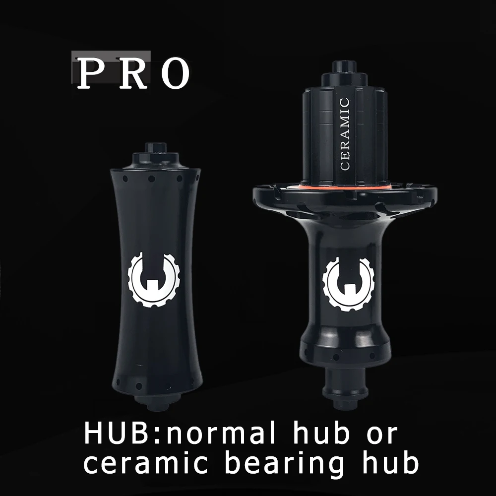 ELITEWHEELS PRO 700c Road Carbon Wheels R10 Ceramic Bearing Or Normal Hub 20-24H Tubular Clincher Tubeless For Cycling Wheelset