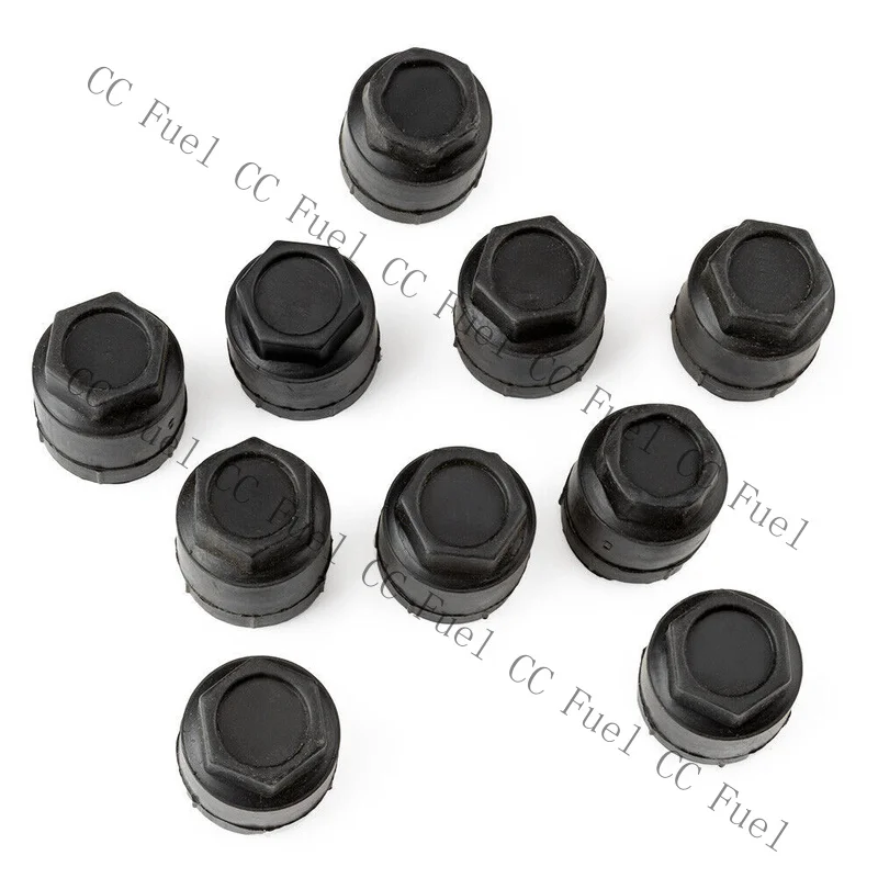 Фото Комплект из 20 черных колпачков для колесных гаек C+ для Chevrolet Camaro RS, GMC Sonoma, Buick, Pontiac №5