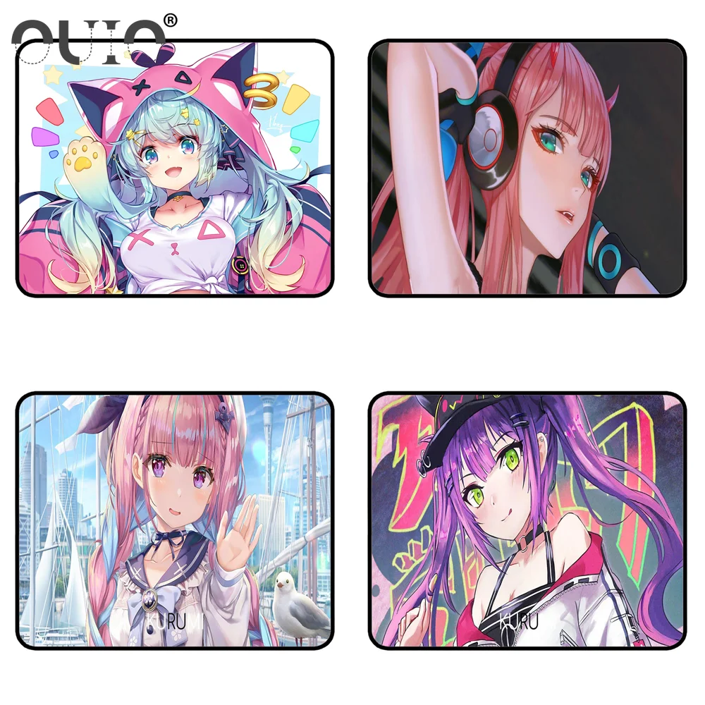 

Cute Kawaii Japan Anime Kurumi Tokisaki Girl Rubber Mouse Durable Desktop Mousepad Free Shipping Small Mouse Pad Keyboards Mat