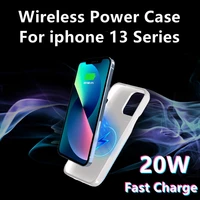 for iphone 13 pro max battery charger case 20w pd fast charger cover 15w wireless charger power case for iphone 13 pro 13 mini