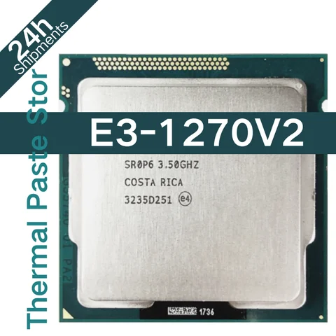 Xeon E3-1270V 2 CPU E3-1270 V2 3,50 GHz 8M LGA1155 E3 1270V2 десктопный процессор E3 1270 V2