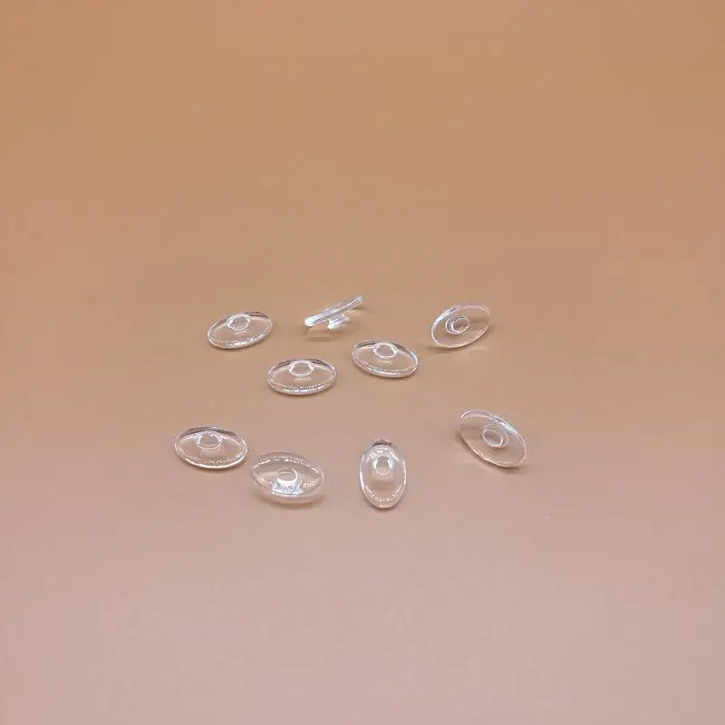 25 пар овальных силиконовых очков солнцезащитных носовых упоров для