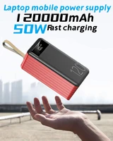power bank 120000mah with 50w pd fast charging powerbank portable battery charger poverbank for iphone 12pro xiaomi huawei