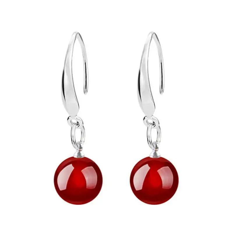 

Женские серьги из серебра 925 пробы, с агатом