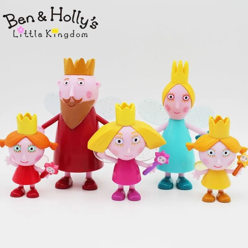 

Ben and Holly's Little Kingom Castle Playset Elf Rocket Fairy Gardon Car Model Toy Royal Family Action Figure Children Gifts