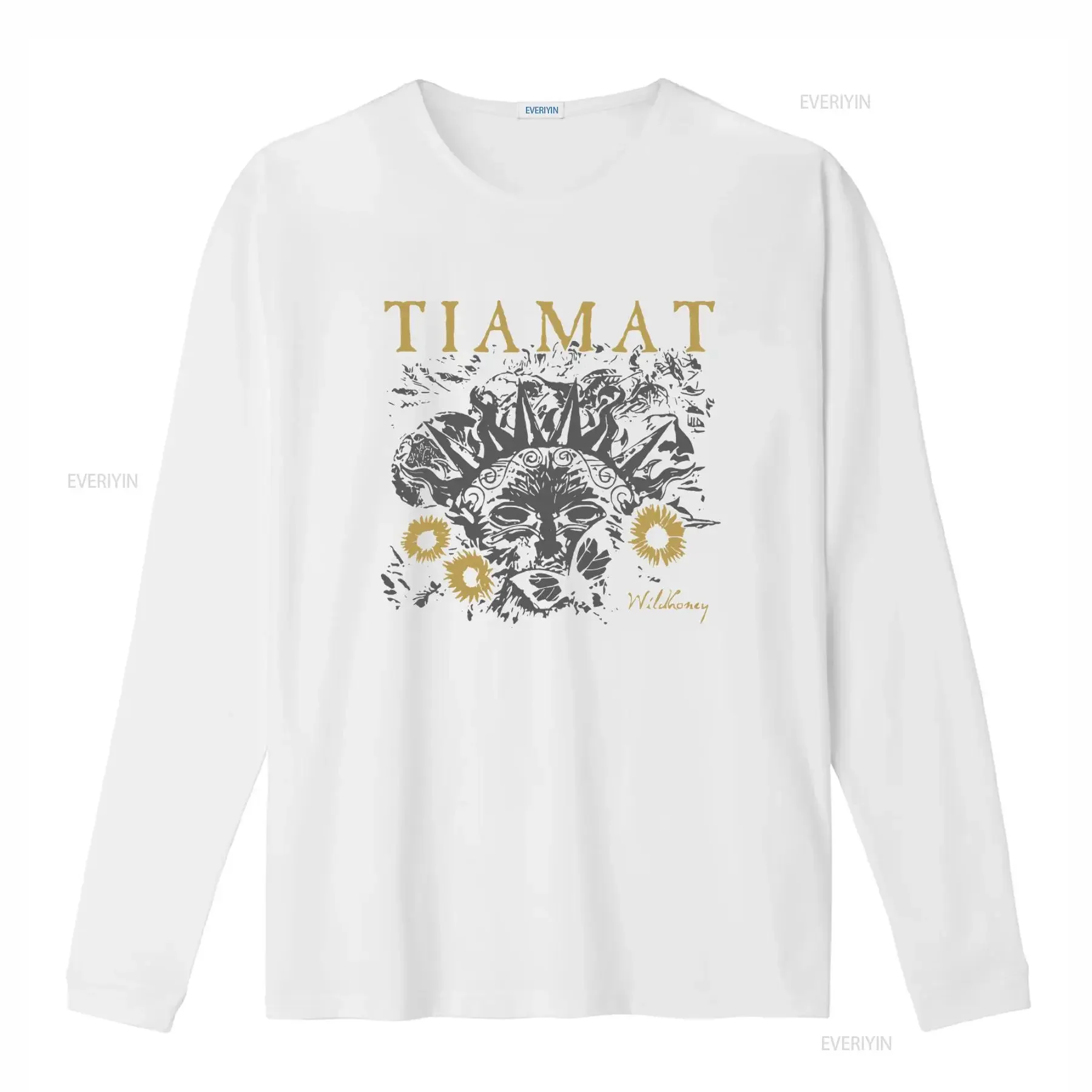Фото Футболка с принтом Tiamat Wildhoney, уникальный дизайн, модная винтажная одежда в стиле стритвир, универсальная эластичная дизайнерская одежда. №2