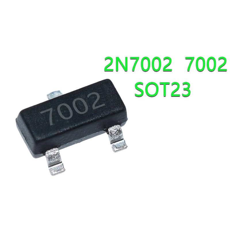 50 шт. 2N7002LT1G SOT23 2N7002 SOT-23 SMD 702 MMBT7002LT1G 60 V, 115 mA ורי רי