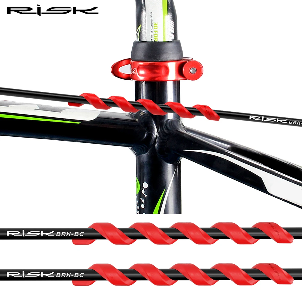 

5pcs Bike Cable Cover Bike Brake Line Shift Cable Sleeve Rubber Bicycle Cable Protective Sleeve Cycling Parts Accessories