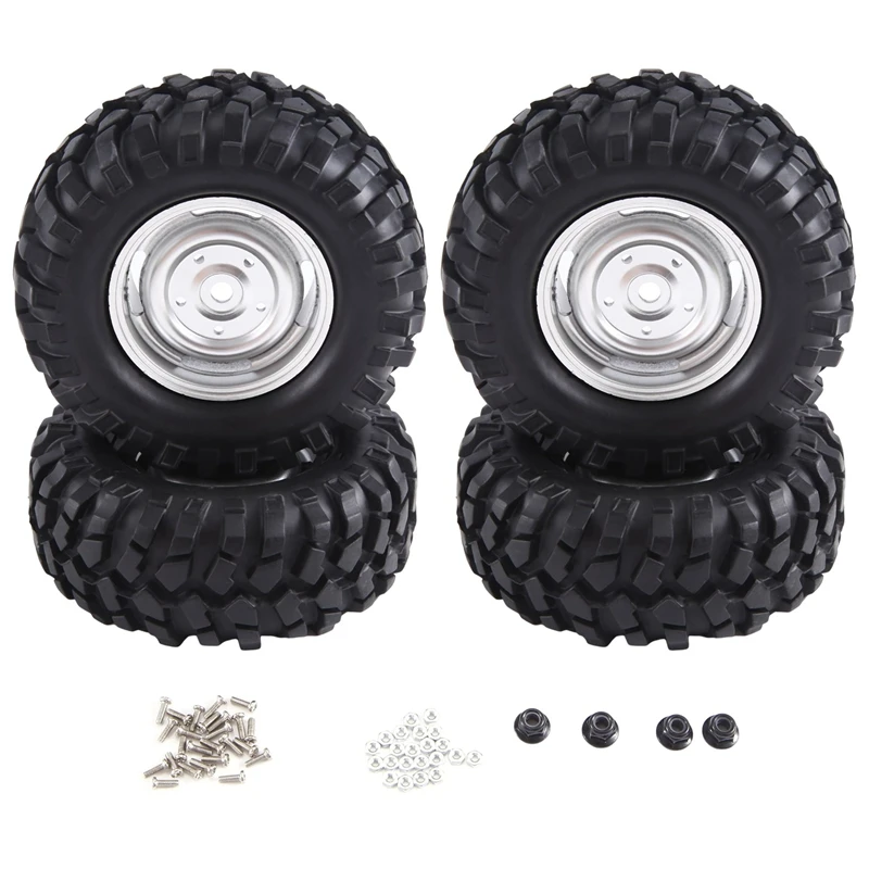 4 шт. 96 мм 1 9 дюйма резиновый колесный обод для 1/10 радиоуправляемого гусеничного
