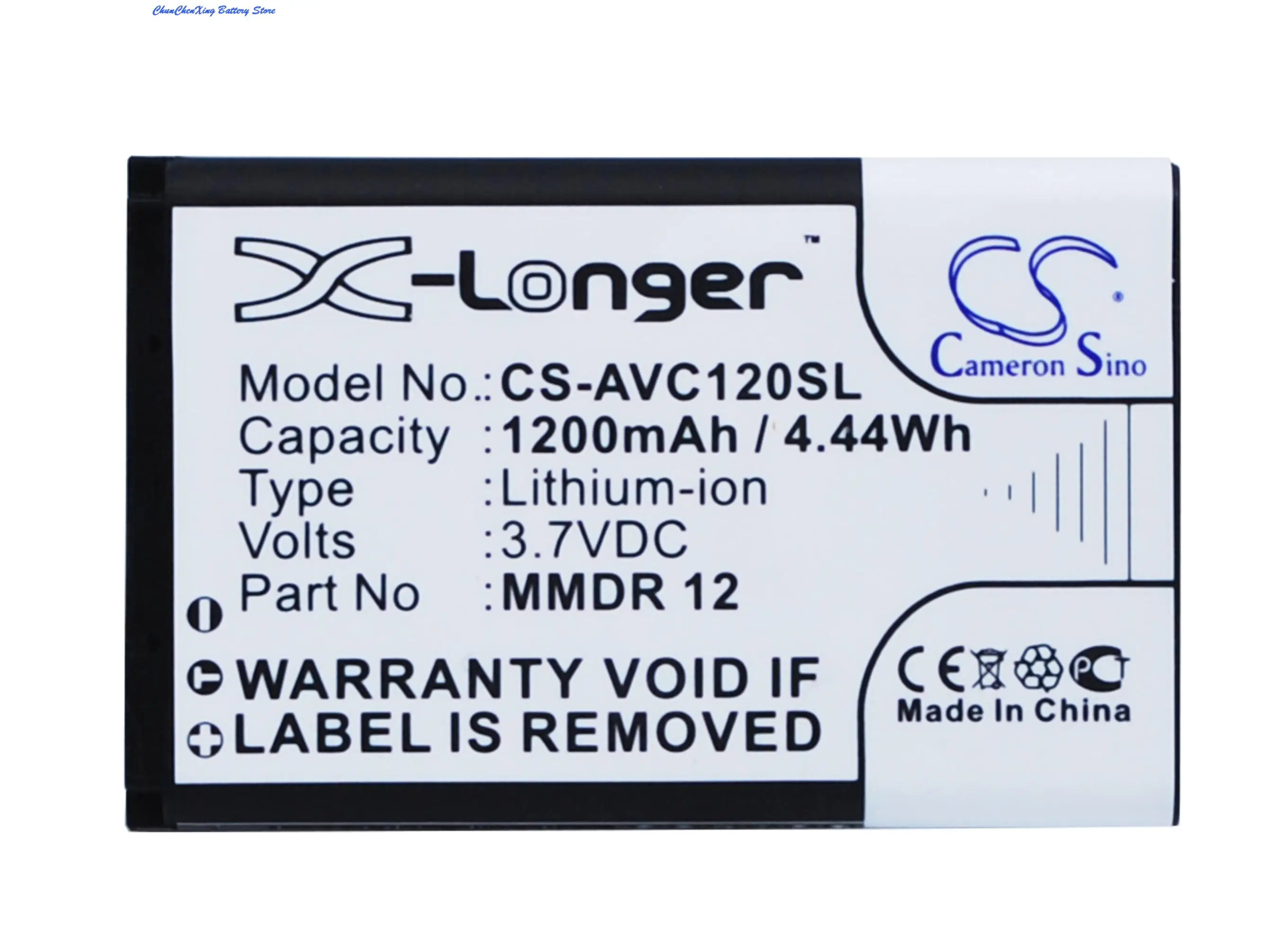 Аккумулятор Cameron Sino MMDR 12 для Avus C22 S62 V2 Emporia/Evolveo/First Telme/NAVON C120 EP-500 1925-1 BT60 TELMI C121