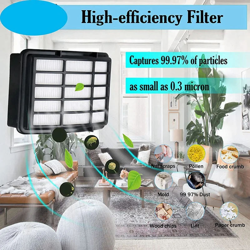 Фильтр НЕРА для пылесоса Shark сменная деталь с насадкой навигатора NV350 NV351 NV352 NV355