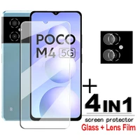 for xiaomi poco m4 5g glass poco m4 x4 m3 x3 pro f4 f3 gt tempered glass 9h full glue screen protector for poco m4 9h lens film