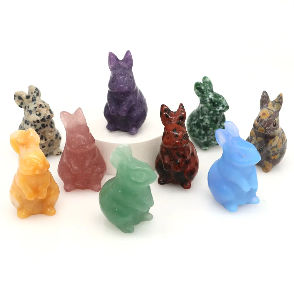 

Статуя кролика из натуральных кристаллов