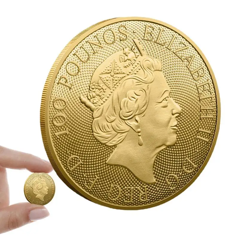 

Queen Coins Craved Queen Elizabeth Collectible Coins Commemorative Coins Queen Elizabeth Coins Metal Round Medallion Coins