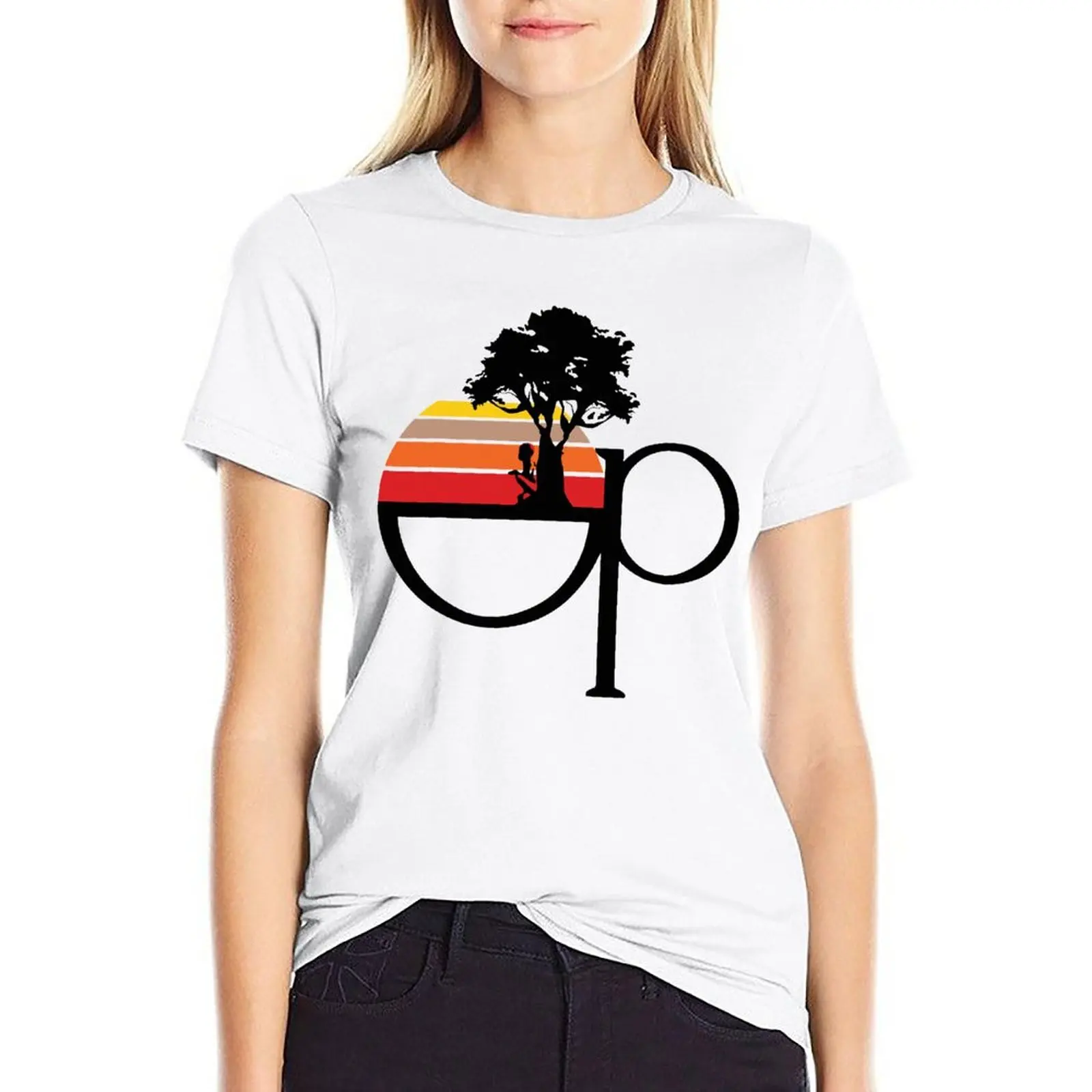 

Женская Винтажная футболка с коротким рукавом, размеры 80S