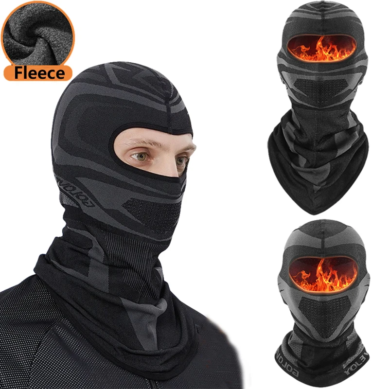

Winter Motorcycle Bike Balaclava Windproof Warm Full Face Mask Elastic Helmet Liner Caps Outdoor Cycling Skiing Hiking Scarves
