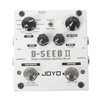 joyo d seed ii stereo pingpong effect guitar pedal delay looper function tape recording simulation copy analog reverse effects