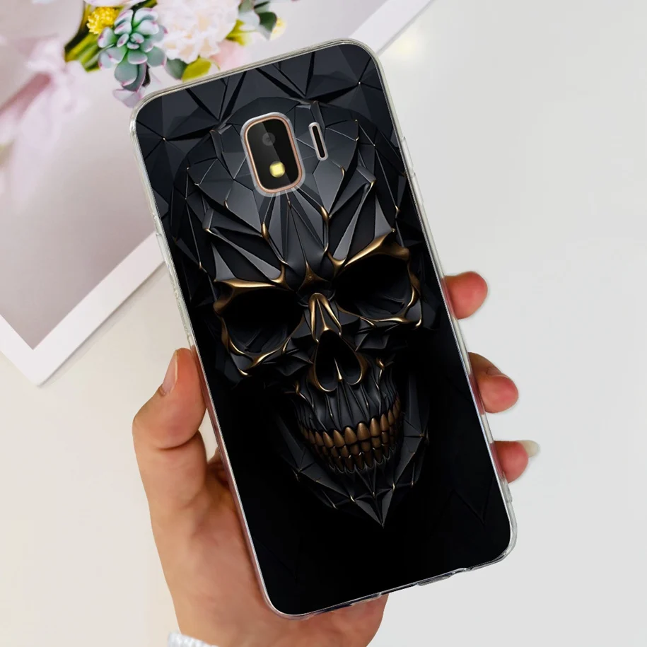 Фото Чехол для Samsung Galaxy J2 Core Pro 2018, модный прозрачный силиконовый мягкий чехол с цветочным рисунком для Samsung J2Core J2Pro J2 2018, чехол №3