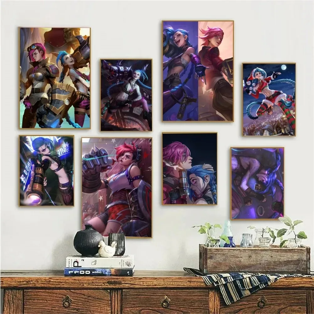 Постер из Лиги Легенд J- JinxVi