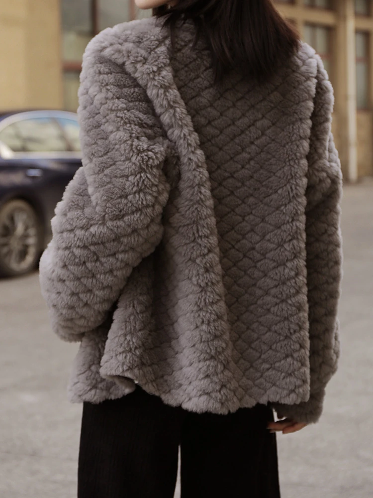 Winter Jacket Women Fur Coat 2022 Sheep Shearing Coat Female Granular Velvet Wool Coat Winter Coat for Women Fur Jacket
