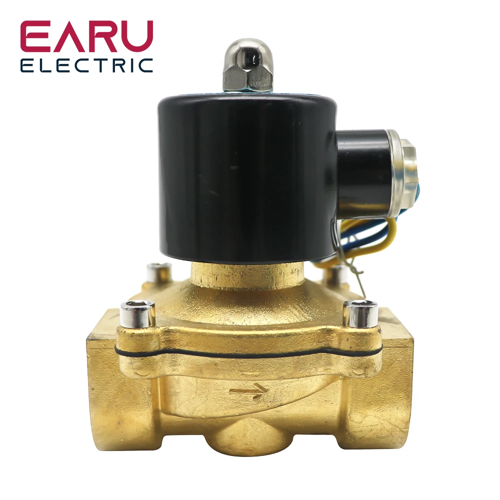 

Free Shipping Hot New 1/4",1/8",1/2",3/4",1",2", AC220V,DC12V/24V Electric Solenoid Valve Pneumatic Valve for Water Oil Air Gas