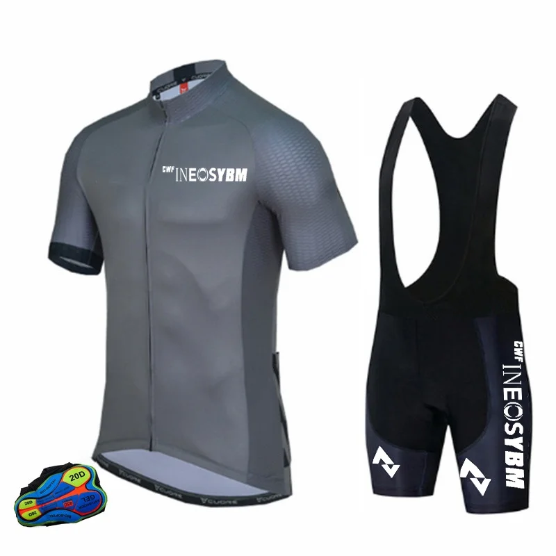 

Новинка, мужской командный комплект из Джерси для горного велосипеда, костюм для триатлона с короткими рукавами, рубашка из полиэстера для ...