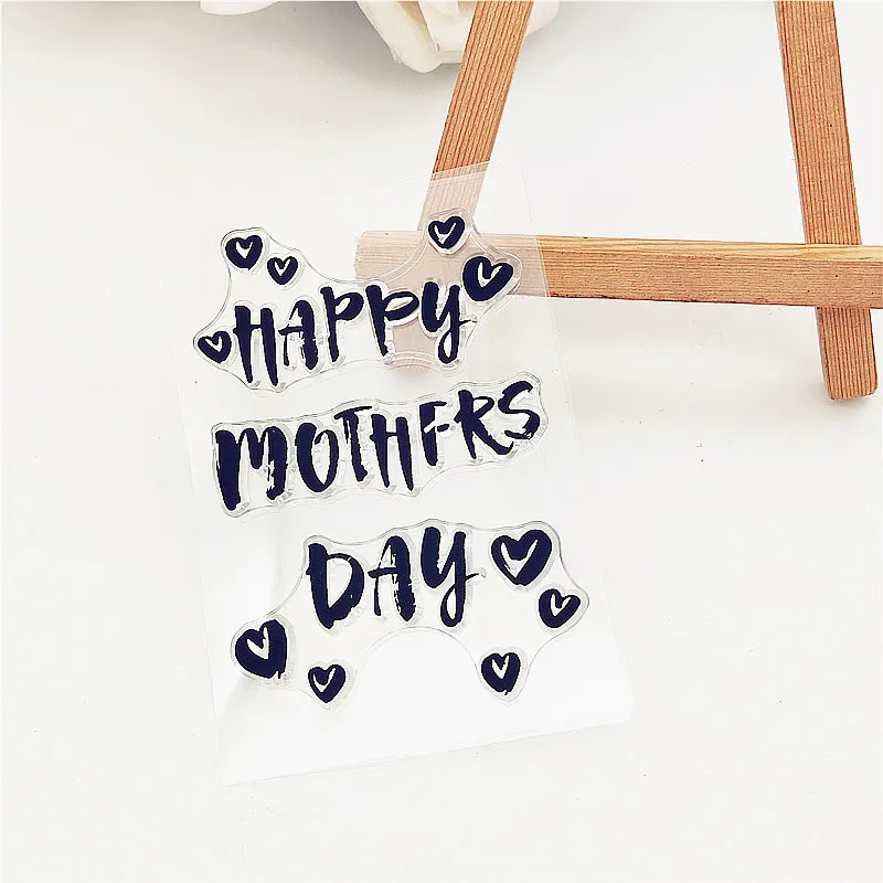 

Mother‘s Day plants Fairy Clear Stamps Seal for DIY Scrapbooking Card Rubber Stamps Making Album Sheets Crafts Decor New Stamps