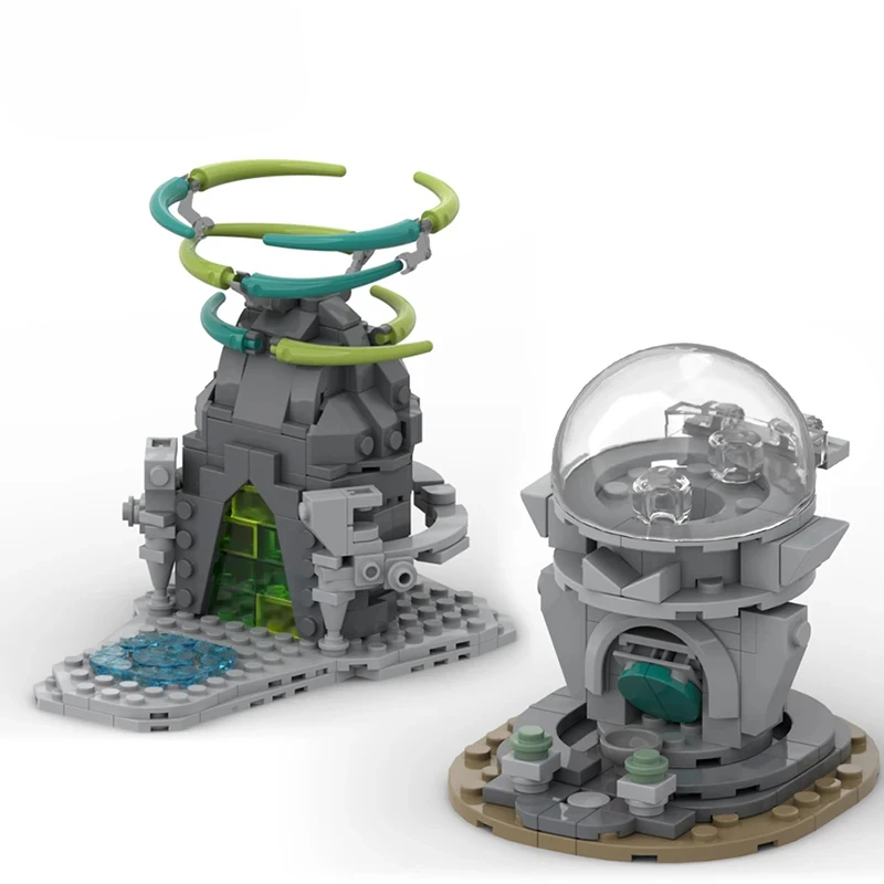 MOC Game Series Zeldaed Architecture Строительные блоки 340 шт