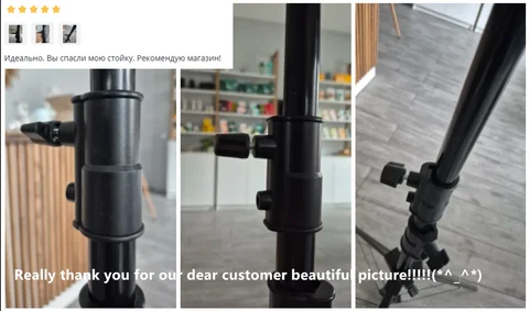 Трехногий кронштейн для камеры, фиксирующая защелка, зажим для фиксации, телескопический стержень, фитинг из алюминиевого сплава, круглая трубка, зажимной рычаг