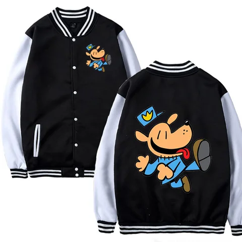 Весенне-осенняя детская куртка DOGMAN, верхняя одежда, бейсбольная форма с забавным мультяшным принтом для мальчиков и девочек, подарок на день рождения с героями мультфильмов, детское пальто
