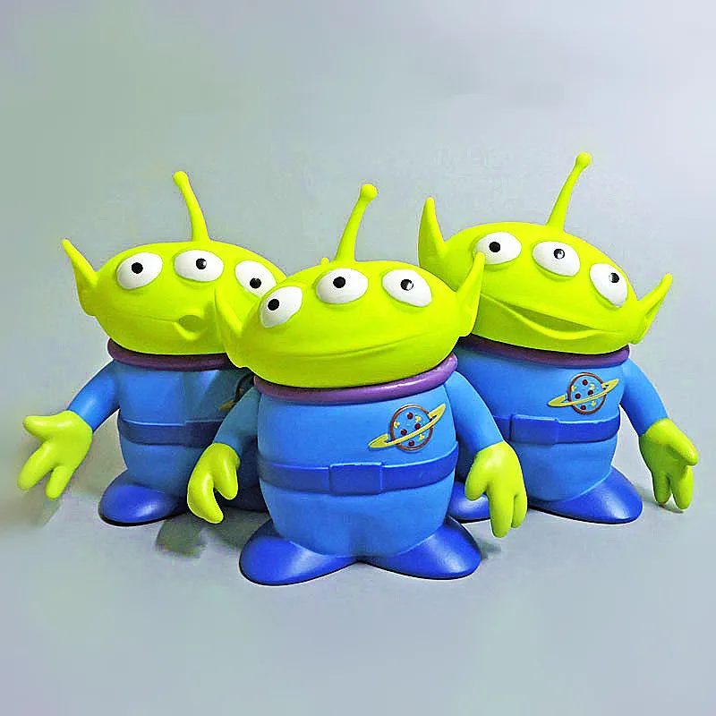 

3 Styles Disney Movie Toy Story Alien Action Figure Toys 7cm 15cm Cute Alien Pvc Statue Model Doll Ornaments Kids Christmas Gift