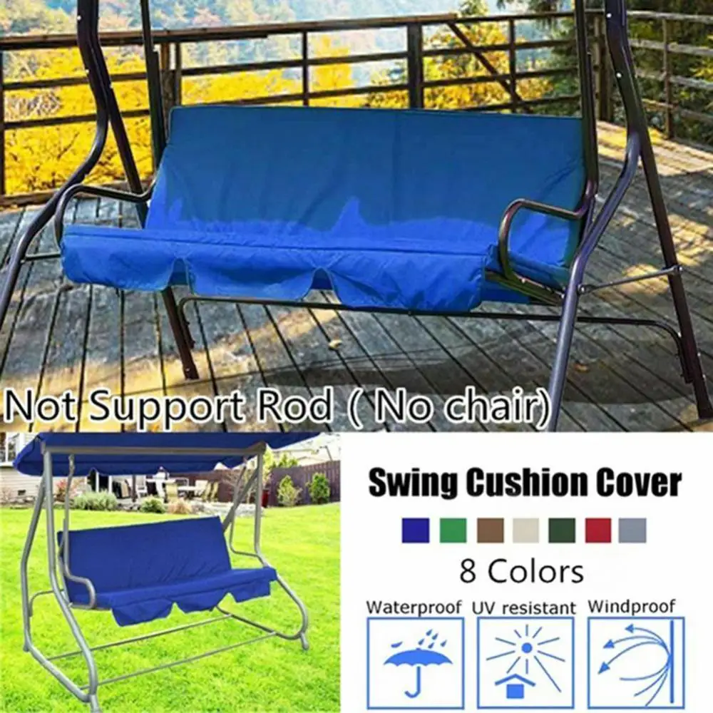 

Swing Waterproof Cover Chair Cushion Patio Garden Yard Outdoor Seat Replacement Outdoor Garden Umbrella Sun Block Cover