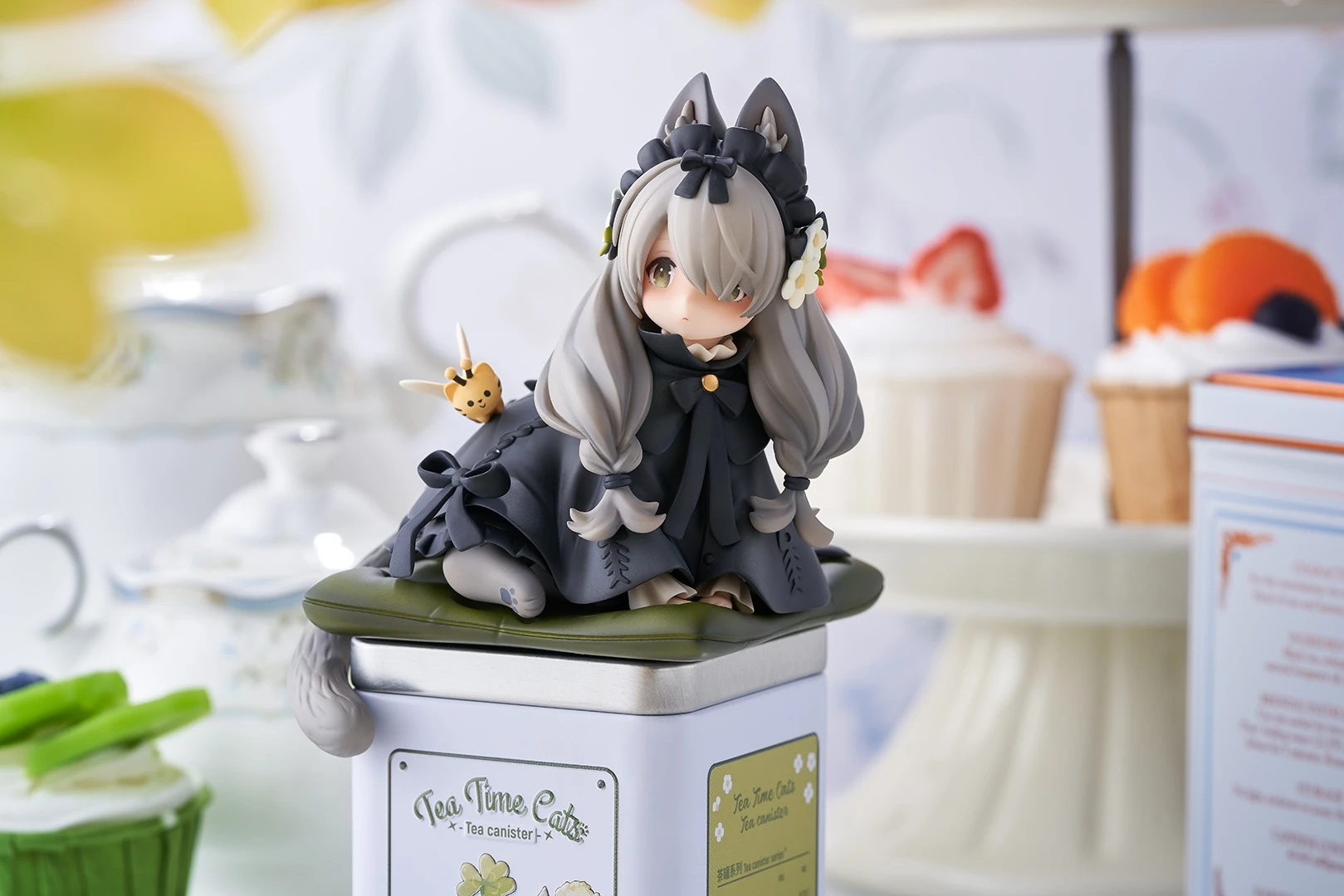 Shadow mage tea party cat. Фигурка tea time cats. Tea cat figure. Decorated life collection tea time cats british shorthair & tea canister. Shadow mage tea party cat.