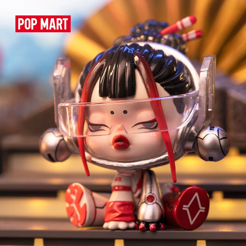 

POPMART Skullpanda City of Night Series стандартная кукла двоичный экшн поп mart игрушки Фигурки подарок на день рождения Аниме