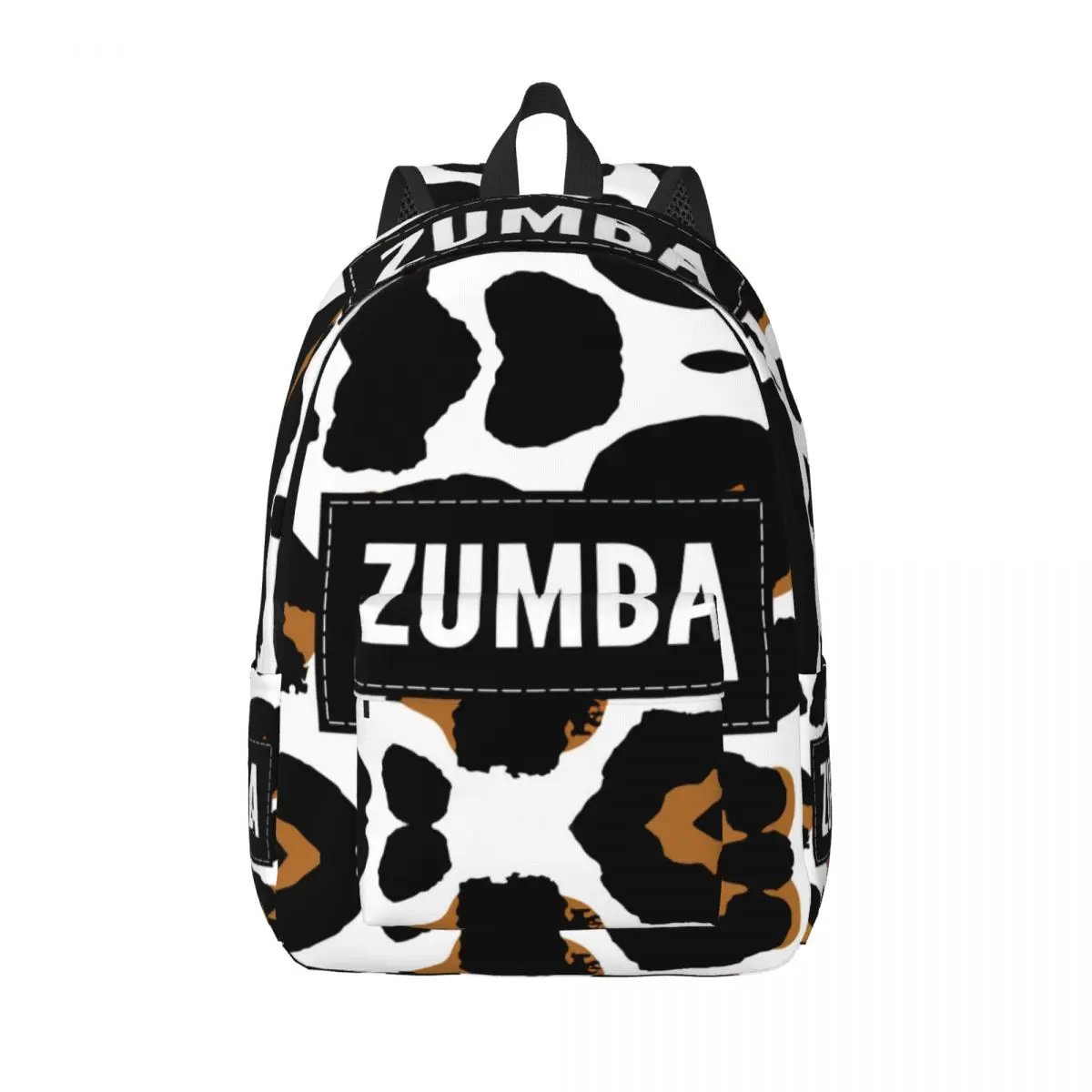 

Холщовые рюкзаки Zumba с леопардовым принтом для мужчин и женщин, водонепроницаемая школьная сумка для фитнеса и колледжа, сумки для книг