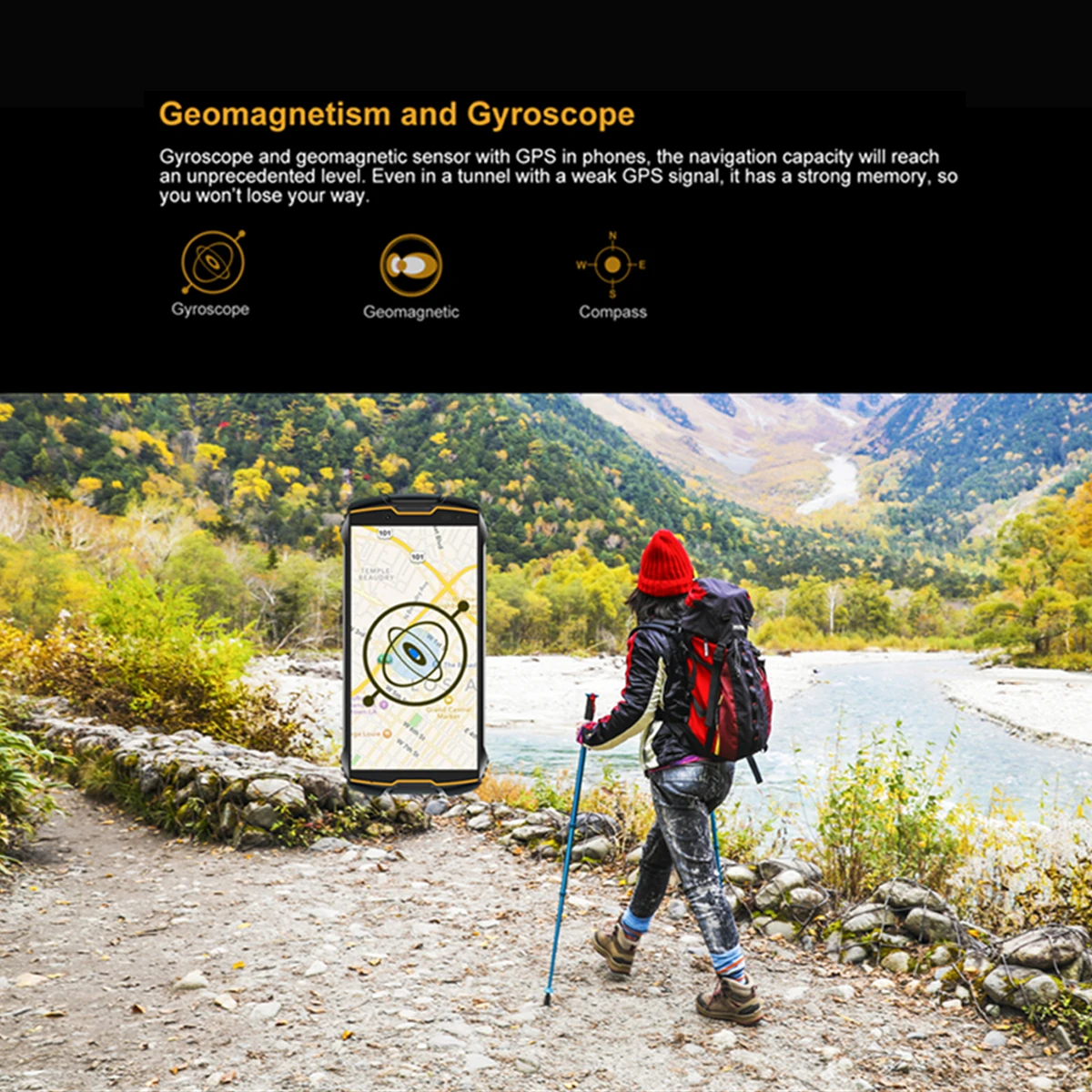 Cubot KingKong Mini 2 Rugged Phone Android 10 4.0″ QHD+ Display Dual-SIM 3GB+32GB Smartphone Face Recognition MT6761Quad-Core