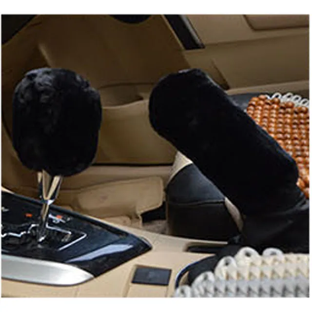 

2 шт., Плюшевые Чехлы для ручных тормозов, на осень-зиму