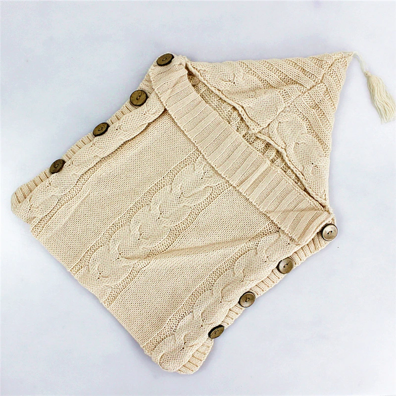 

Детский спальный мешок реквизит для фотосъемки зимний теплый конверт форма новорожденный вязаный крючком пеленка обернутый фотостудия поставки