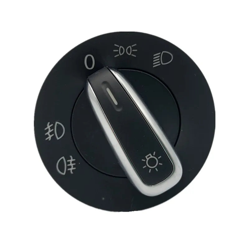 

Chrome Headlight Control Switch Fog Light Knob For VW Golf MK5 MK6 Jetta Tiguan Passat Car Accessories 5ND941431A