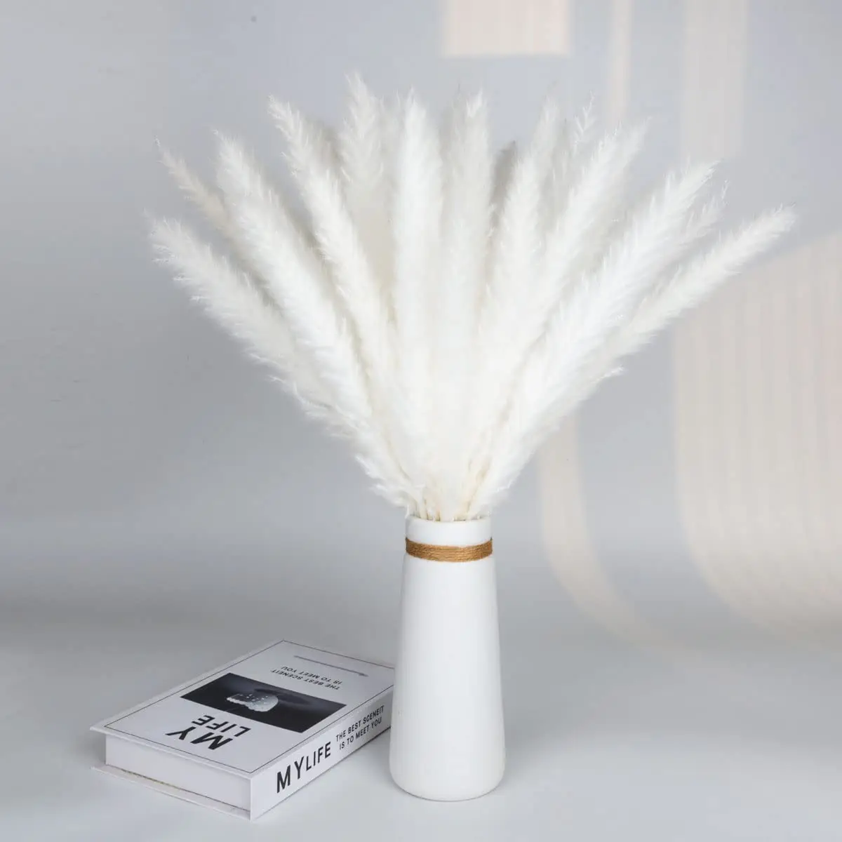 

Dried Pampas Grass for Home Decor Flower Arrangements Weddings 15Pcs Small Pampas Grass Bouquets Gift for Decoration Boho Decor