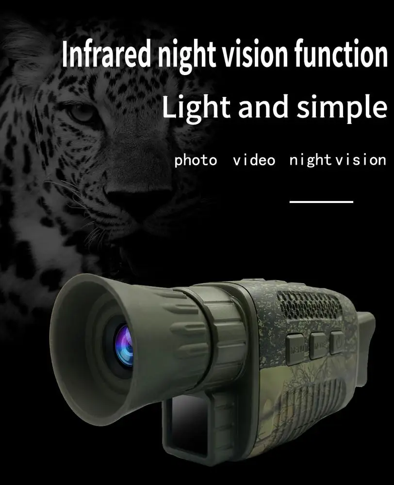 

Камуфляжное устройство ночного видения 36mp 4k 1080p Full 7 уровней инфракрасное регулируемое дальнее ночное видение для кемпинга и путешествий