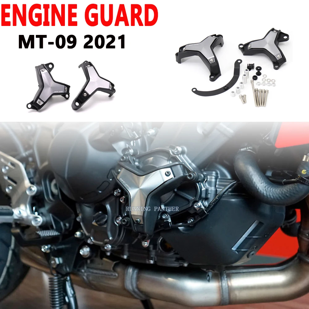 

NEW Motorcycle Accessories For Yamaha MT-09 MT09 MT 09 mt09 2021 2022 CP3 Engine Side Cover Protectors Engine Cylinder Cover